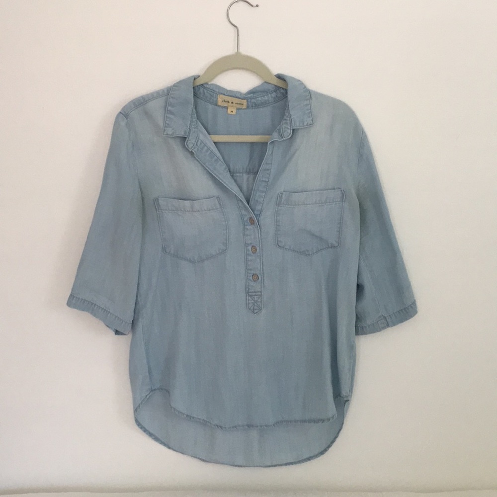 Cloth and stone jean shirt size M